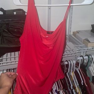 Saints bodysuit soft drape cowl